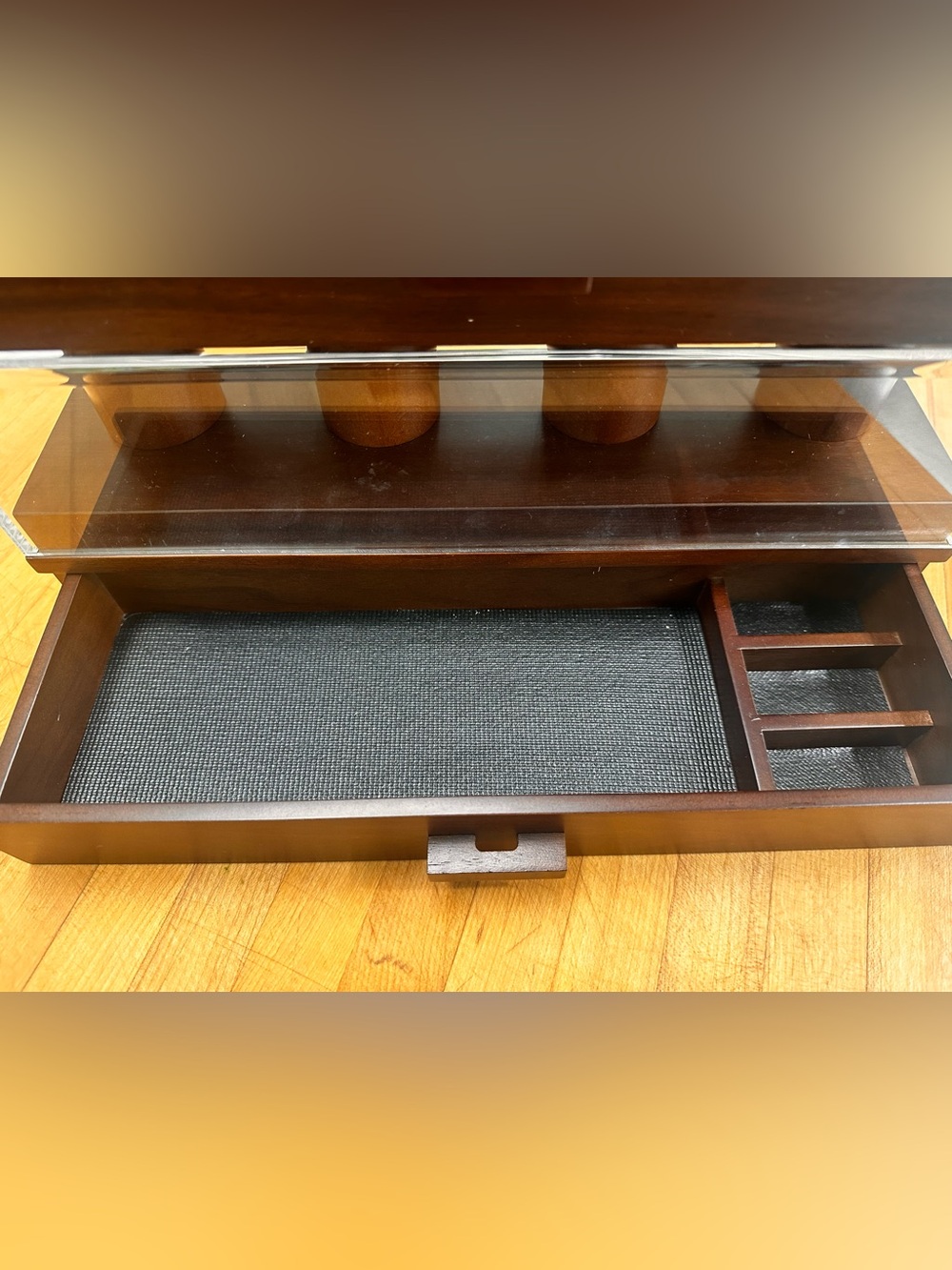 Holme and Hadfield 4 Watch solid Wooden Case